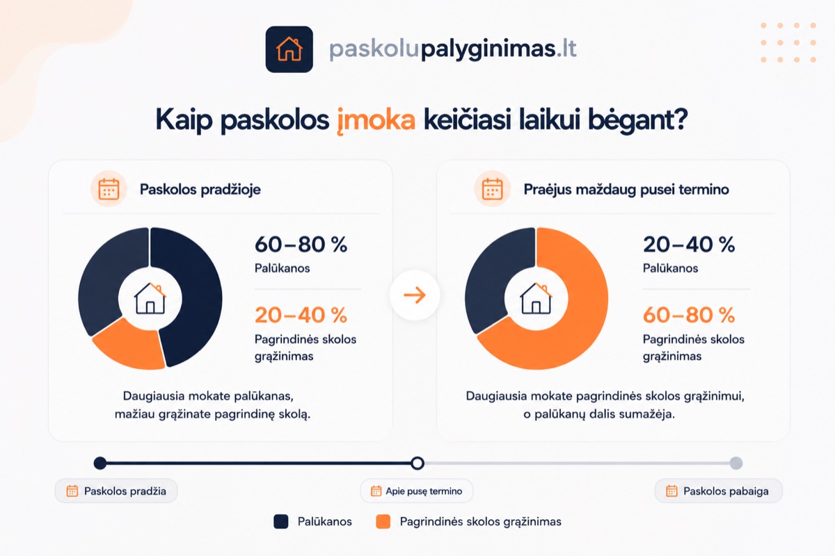 Anuitetas: kaip veikia anuitetinė paskolos įmoka ir jos struktūra
