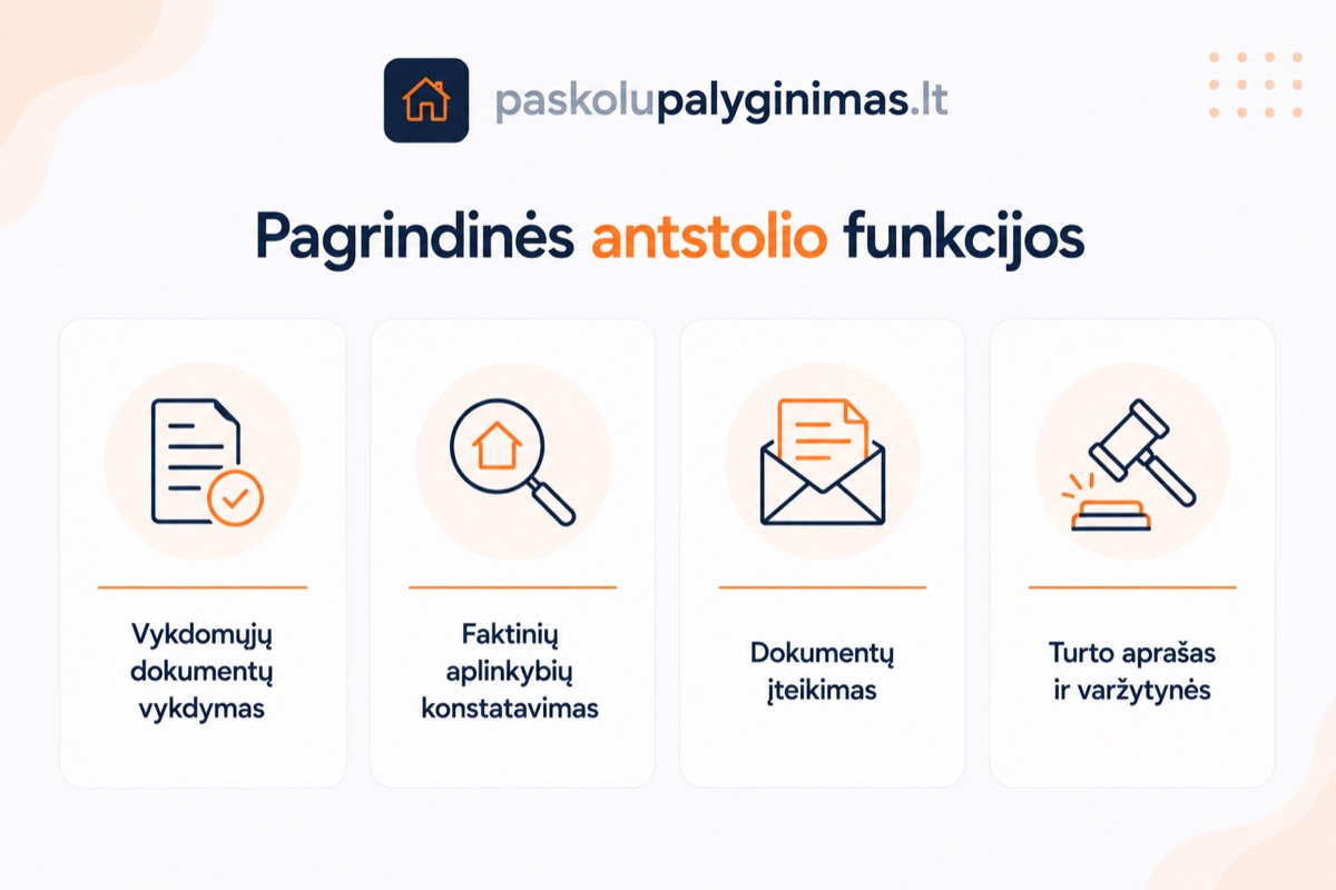 Kas yra antstolis ir ką jis daro Lietuvoje